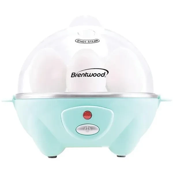 Brentwood Appliances TS-1045BL 7 Egg Electric Cooker, Blue