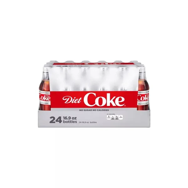 Diet Coke Soda Soft Drink, 16.9 fl oz , 24 pk