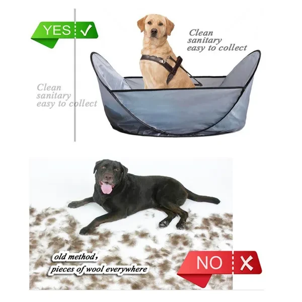 Pet Shearing Basket for Cat Dog Long Hair Home Pet Grooming Cleaning Supplies