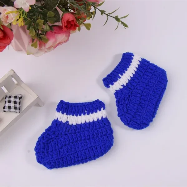 Newborn Baby Clothes Girls Boys Crochet Knit Costume Photo Photography Props Accessory Great Shower Gift for Mom EME