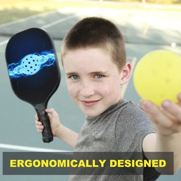 Graphite Pickleball Paddles USAPA Fiberglass Paddle with Bag Mesh