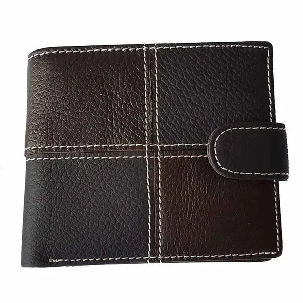 Gentry Choice Mens Leather Wallet Stylo Leather Wallet Double Color Cash and Cards Folding Wallet Purse