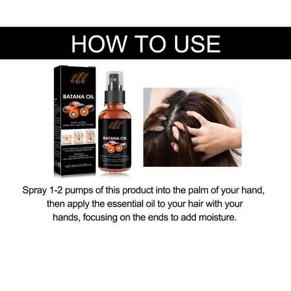 1/5pcs 30ml Batana Oil Benefits Hair Health,Batana Healthy Hair Growth Oil, 100% Natural, Batana Organic Oil,Enhance Hair and Skin Shine