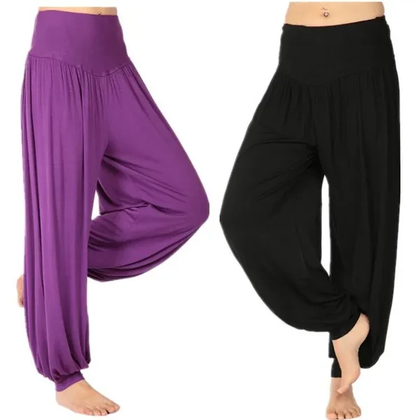 New fitness comfortable generous loose yoga pants Tai Chi pants closed dance pants bloomers