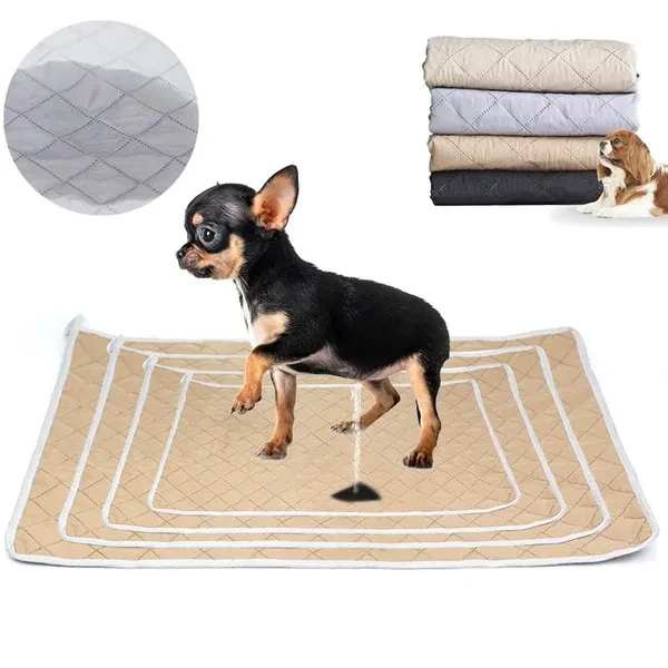 1pc Pet Pee Mat, Reusable Quick-drying and Washable Pet Training Pad, Soft and Comfortable Breathable Cat Bed Waterproof Pet Car Seat Cover Pet Sleep Bed Dog Cat Urine Pad For Travel, Training, Floor,