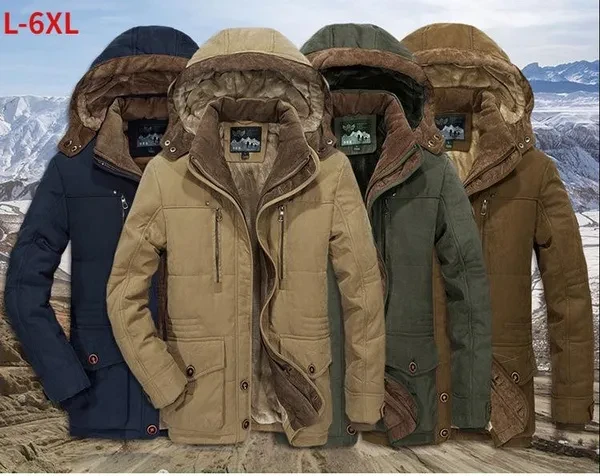 Fashionable Men's Windbreakers: Casual Warm Cotton-Padded Jacket