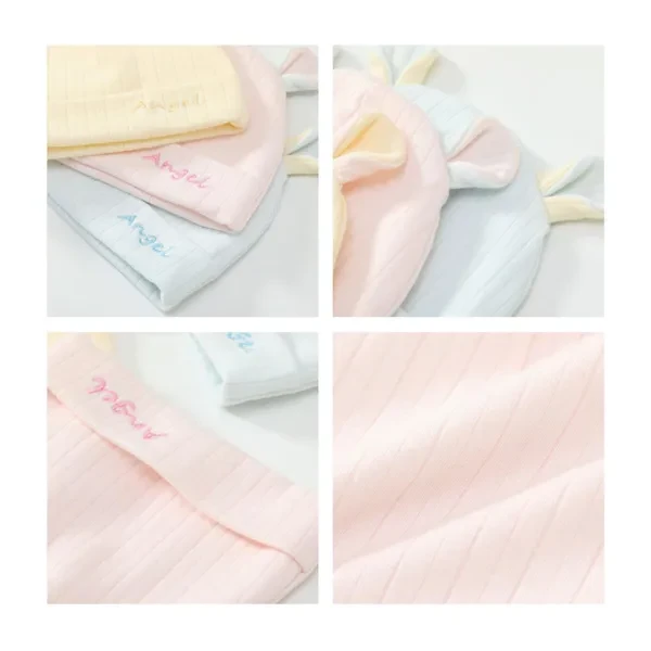 Newborn Hat Autumn Winter Baby Cute Bear Ears Beanie Baby Boys Girls Hats 0-6 Months ZOU